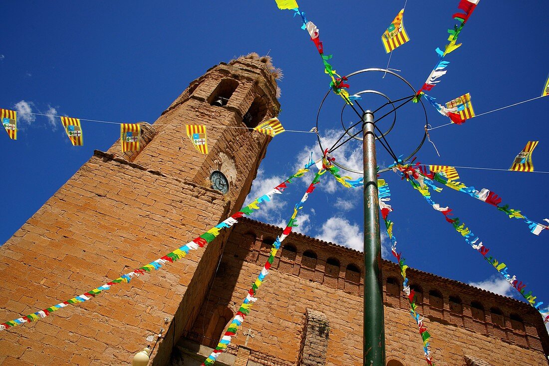 Estopiñan del castillo, Estopanya, Montsec-Massiv Pyrenäen Aragonien Spanien