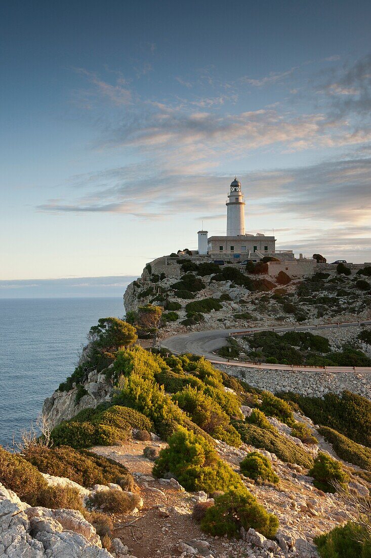 Leuchtturm von Formentor Formentor Halbinsel Pollença Sierra de Tramuntana Mallorca Spanien Balearen