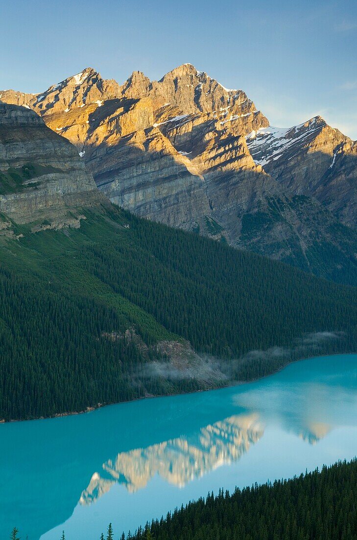 Sunrise over Peyto lake, Banff National Park Alberta Canada