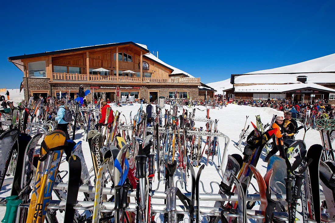 Sierra Nevada ski resort, Granada province, Andalusia, Spain.