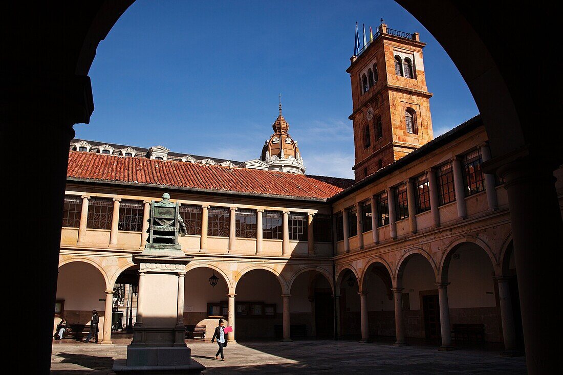 Historical university building, Oviedo, Asturias, Spain.