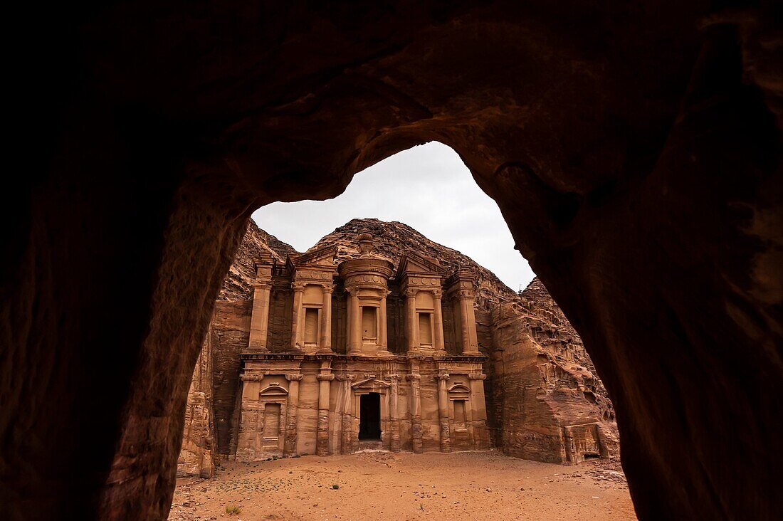 The Monastery Ad-Deir, Petra Archaeological Park a UNESCO world heritage site, Petra, Jordan