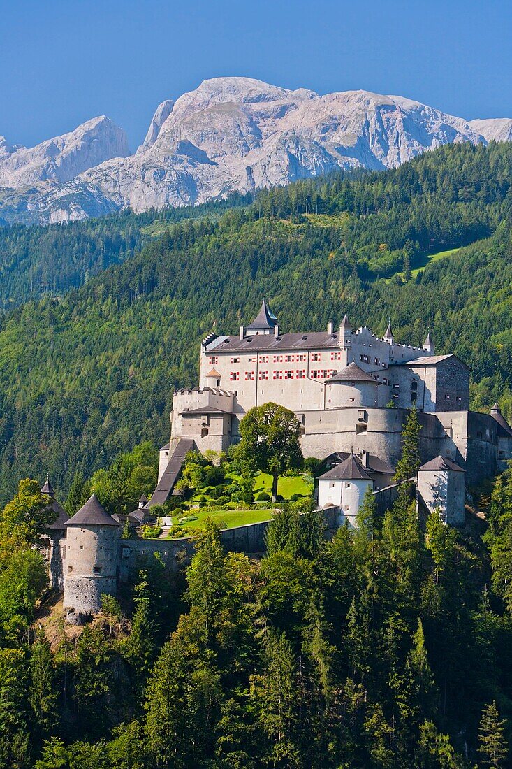 Alpes , Alpine , Austria , castle , charming , color image , day , enchanting , Europe , fortification , fortress , heritage , historic , history , landmark , mountain , Mountain range , outdoor , picturesque , scenic , vertical , V04-1589857 , AGEFOTOSTO