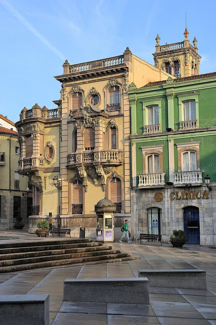 Spain, Asturias, Aviles, Calle Galiana