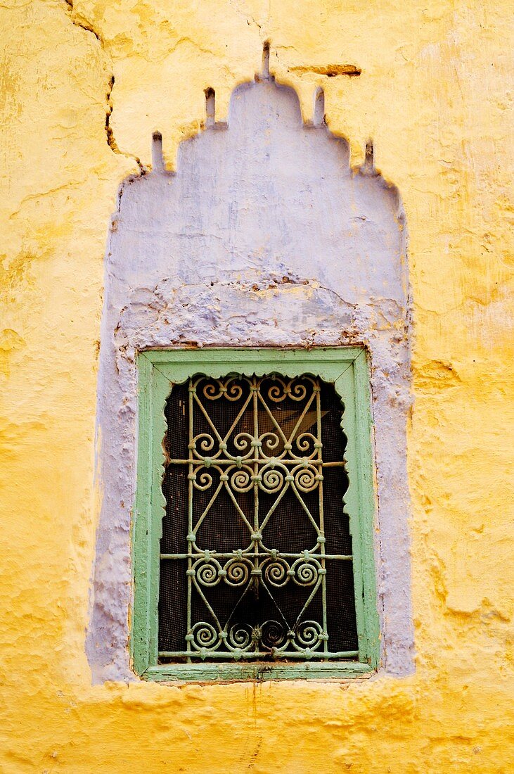 Morocco, Meknes, Window in the Medina