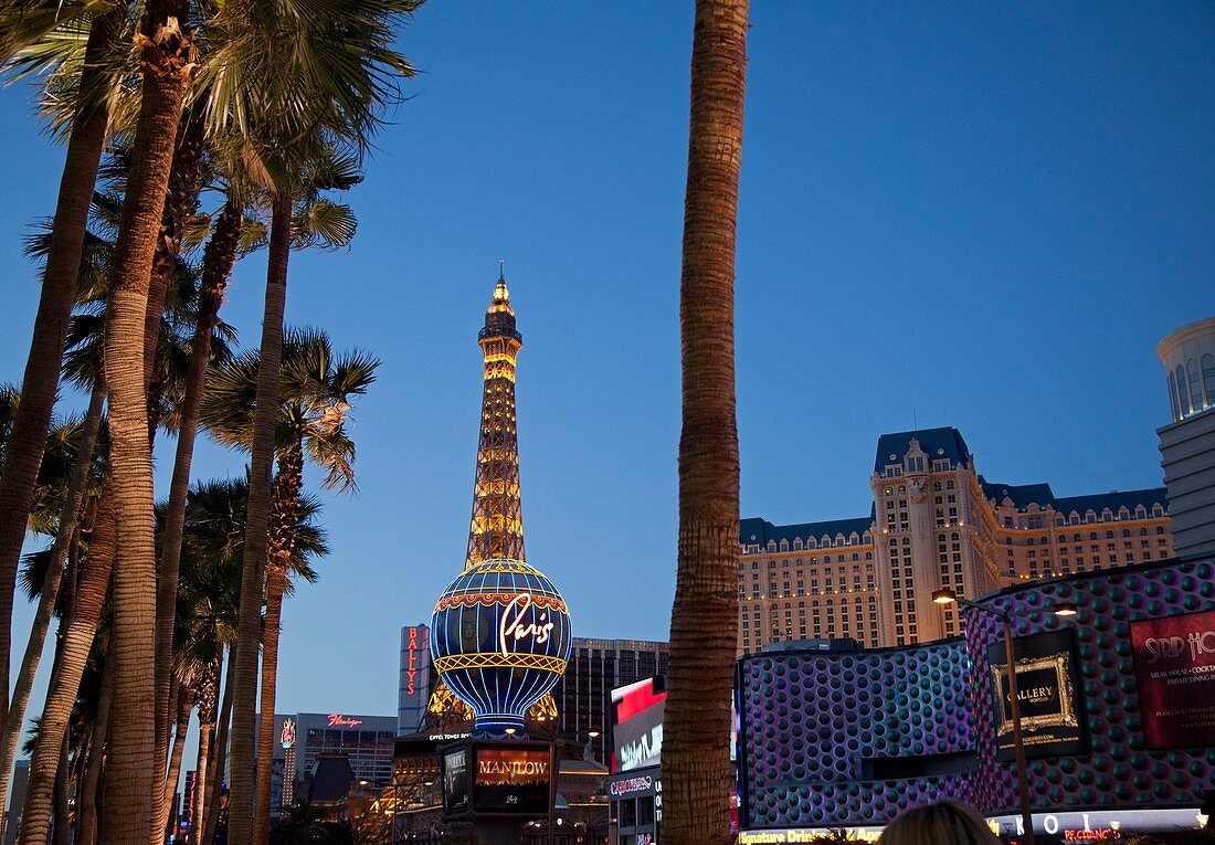 Las Vegas, Nevada - The Paris Hotel on The Strip