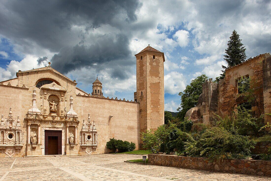 The Royal Abbey of Santa Maria de Poblet  Vimbodi i Poblet, Catalonia, Spain