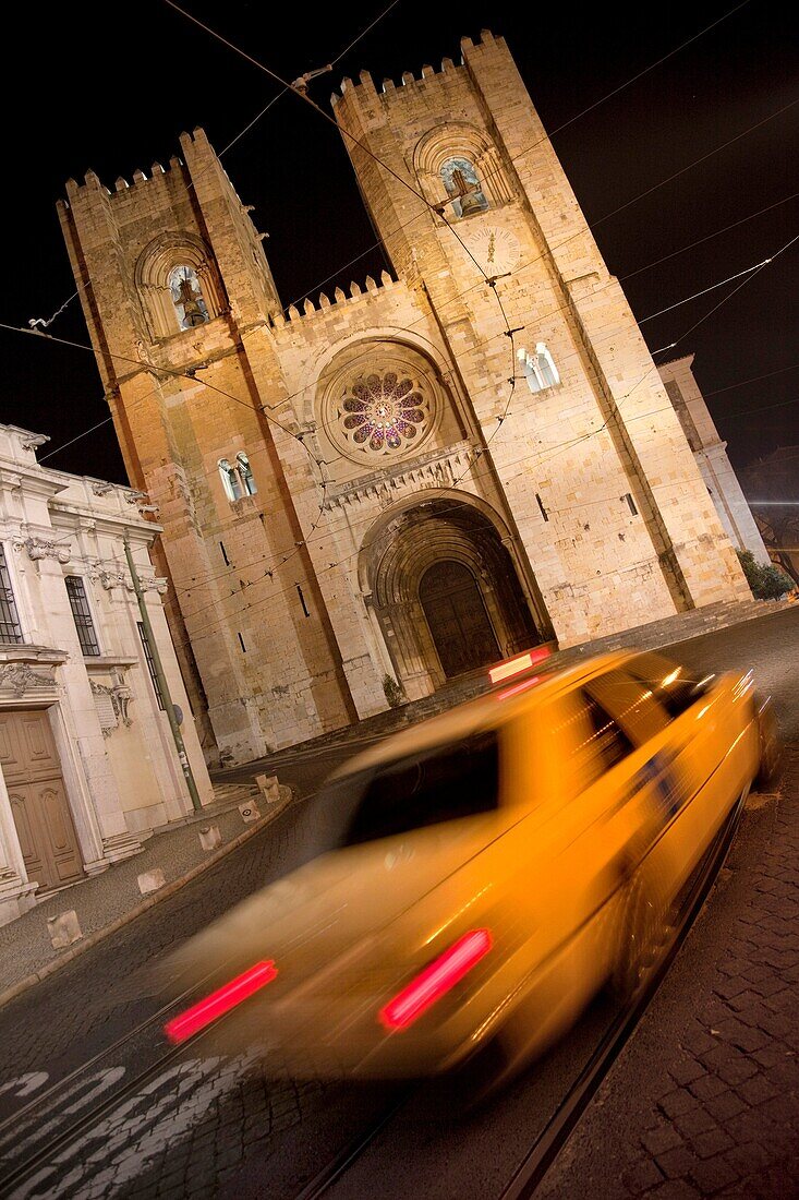 San Miguel church in Alfama, Lisbon, Portugal