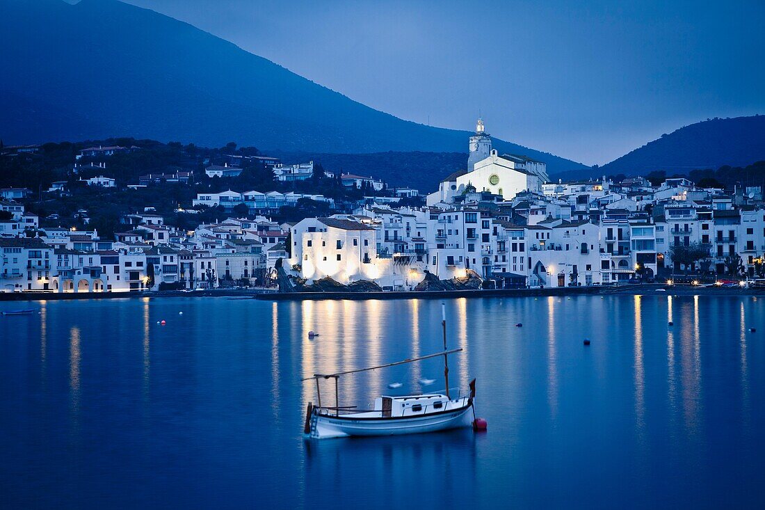 View of the Bay and the town of Cadaqués in Cap de Creus, Girona, Spain