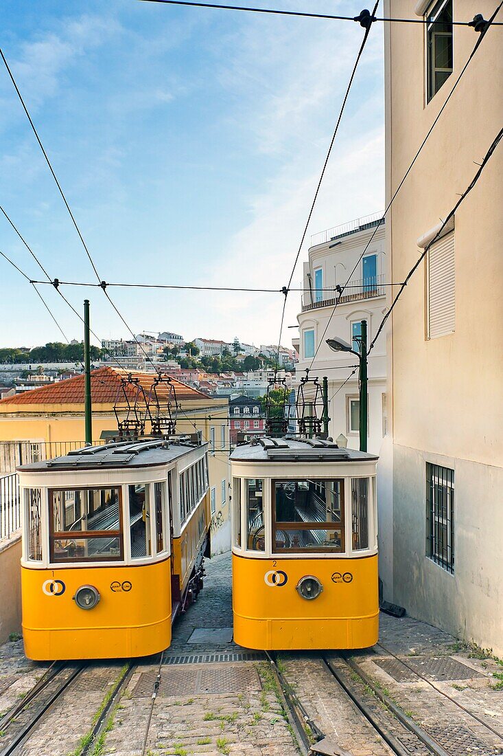 The Lavra Funicular, Lisbon, Portugal, Europe
