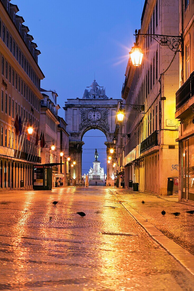 Augusta Street, Lisbon, Portugal, Europe