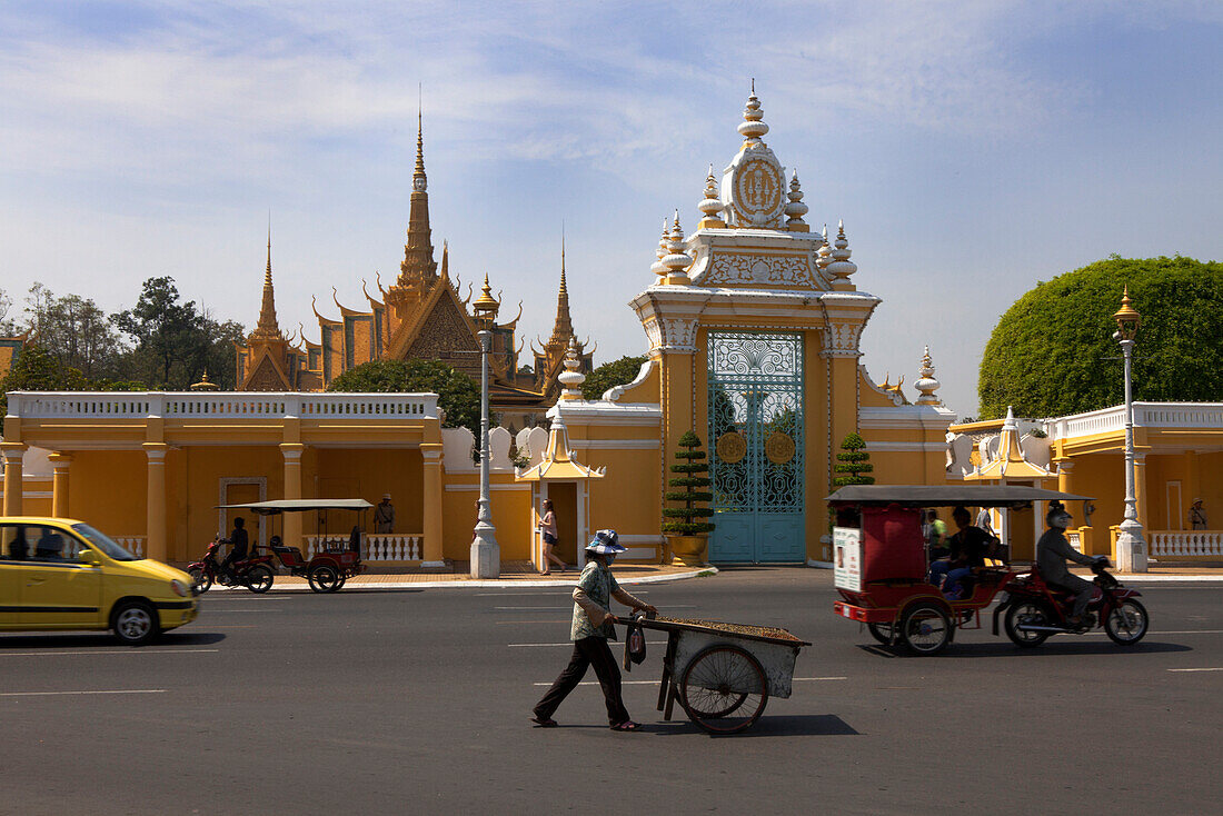 Königspalast, Phnom Penh, Hauptstadt von Kambodscha, Asien