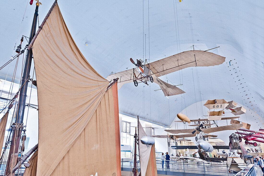 Die Luft- und Raumfahrtausstellung, Deutsches Museum, München, Oberbayern, Bayern, Deutschland