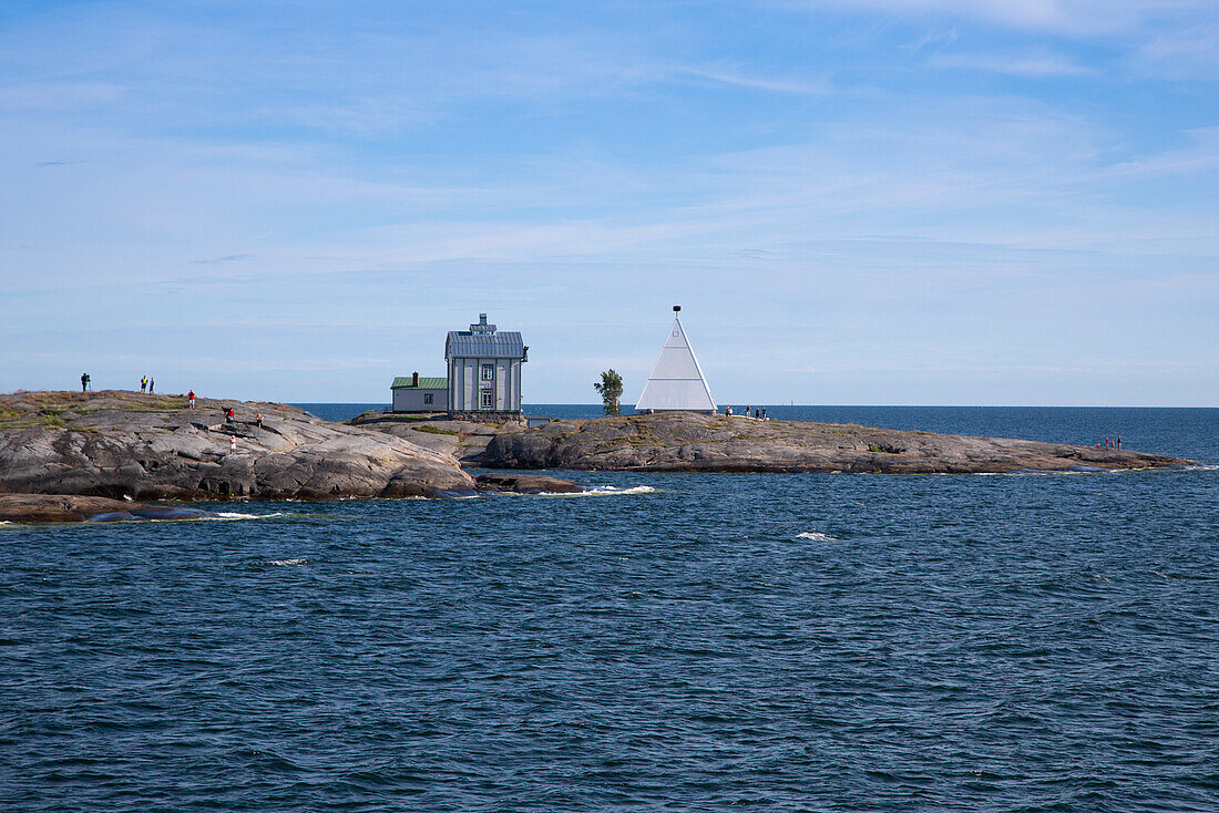 Former pilot station Kobbar Klintar on Aland Islands, Finland, Europe