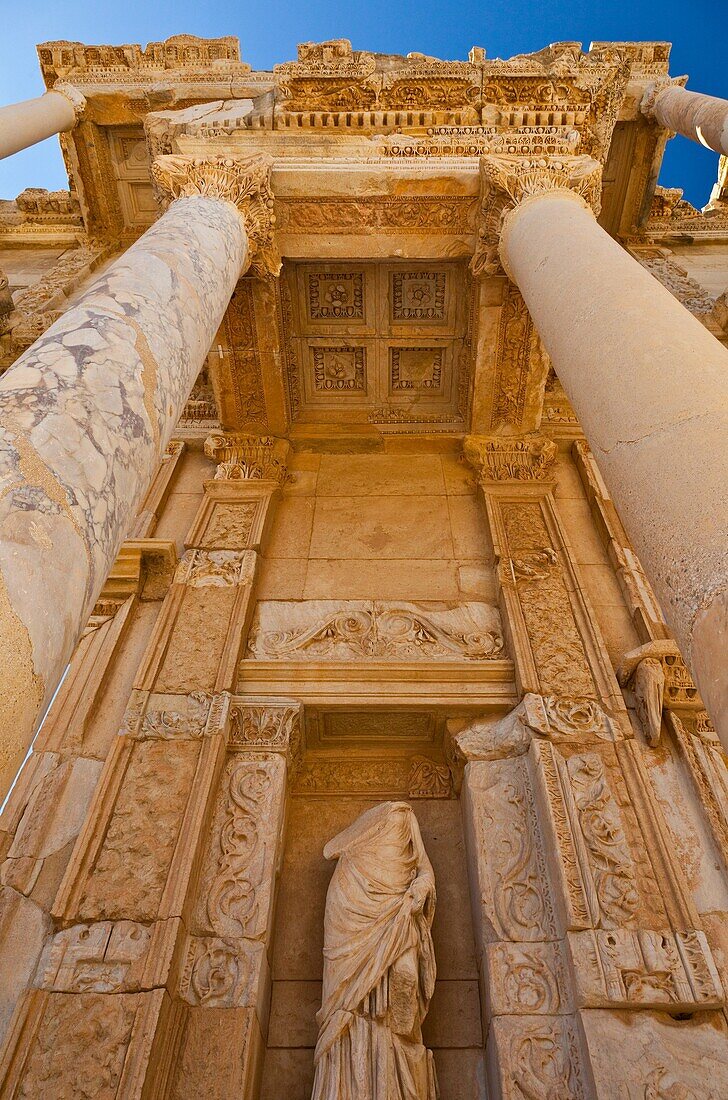 Library of Celsus, Efeso, Mediterranean Sea, Region IZMIR ESMIRNA, SELÇUK, TURKEY