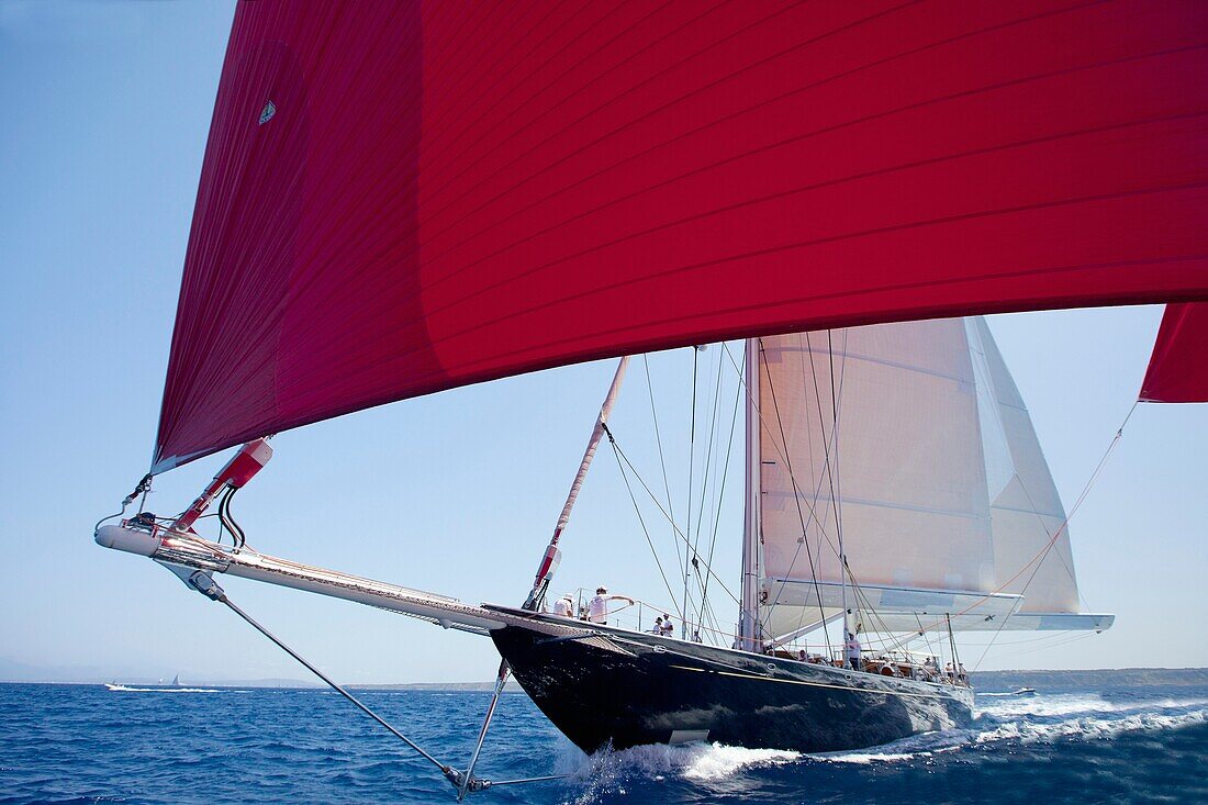 Athos auf dem Superyacht-Cup in Palma de Mallorca, Spanien