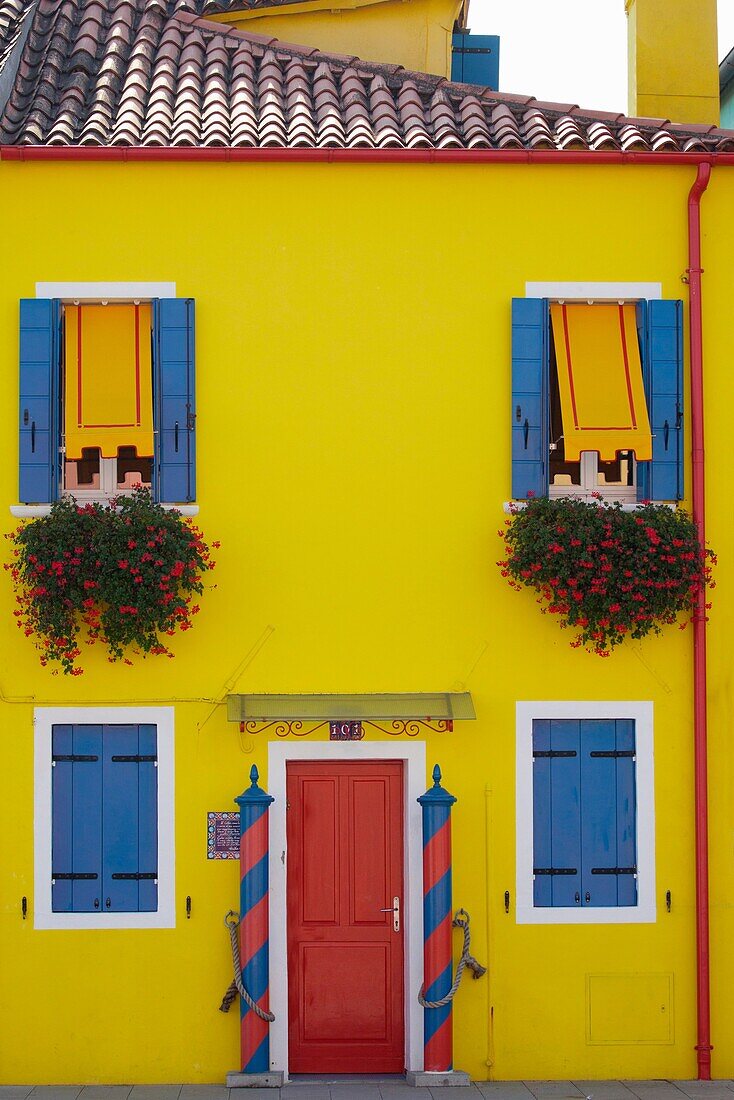 Die Insel Burano bei Venedig, Italien