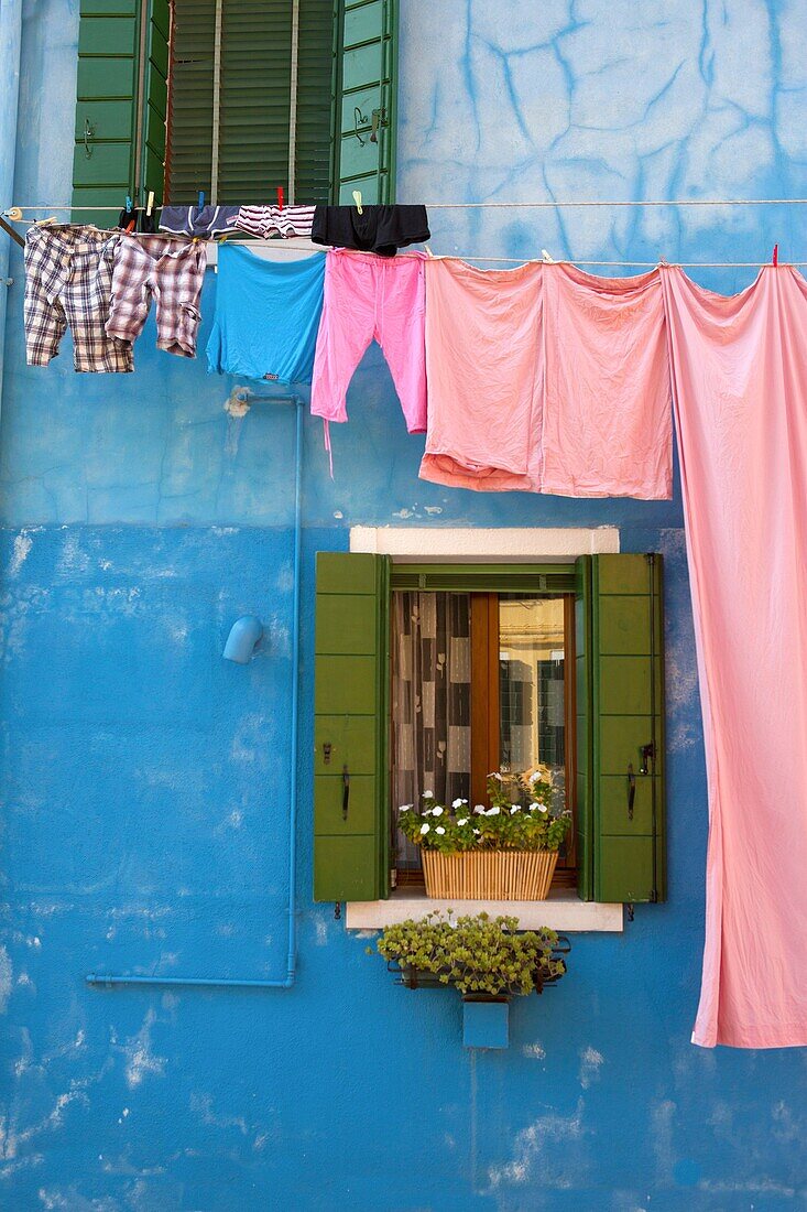 Die Insel Burano bei Venedig, Italien