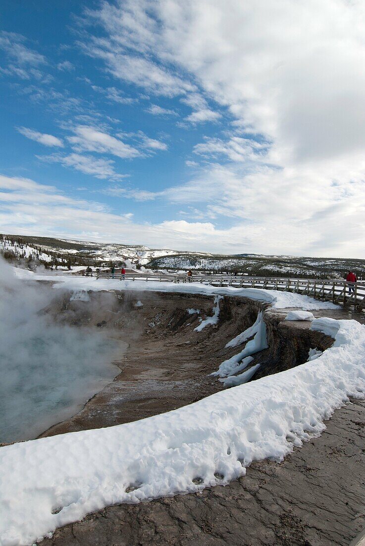 Excelsior Geyser, Midway Geyser Basin, Yellowstone NP, WY