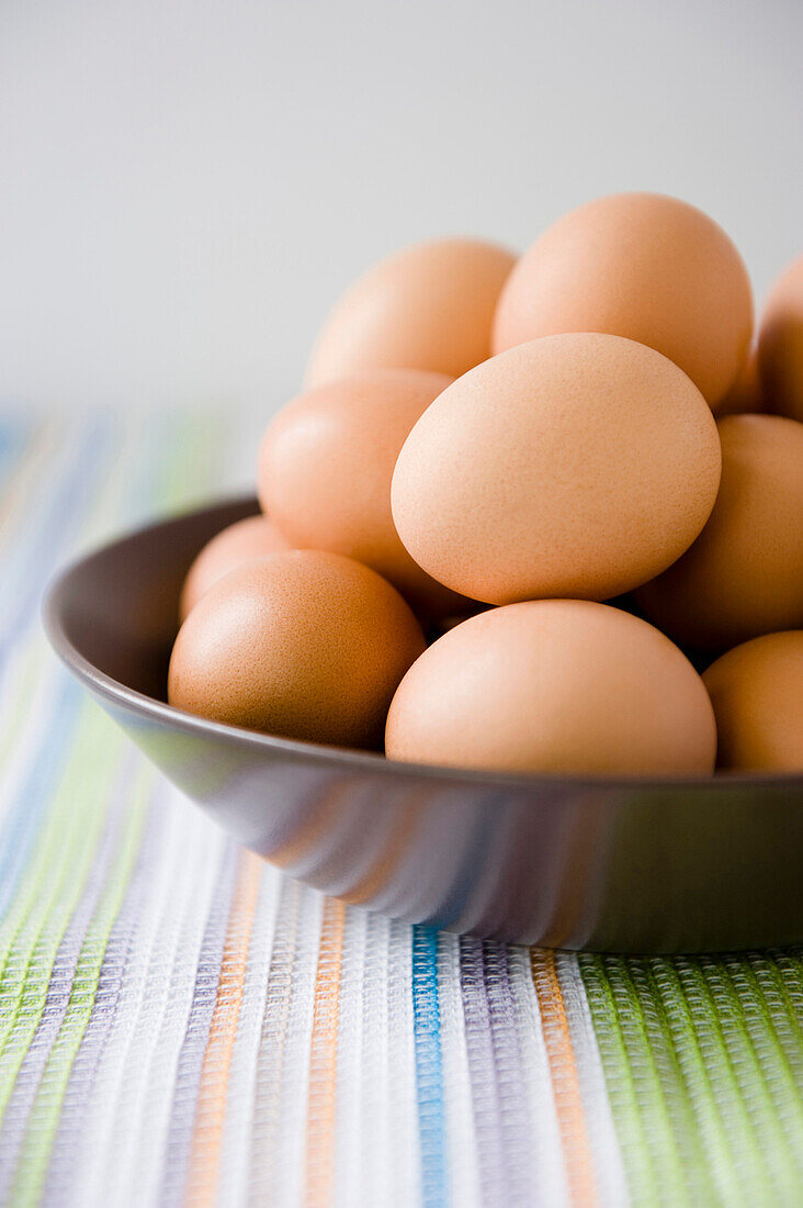 Eggs in a bowl, Bavaria, Germany