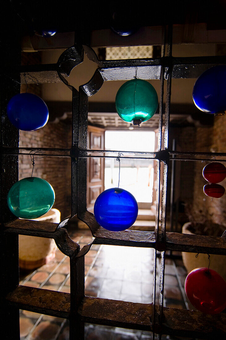 Different coloured glass balls, Venice, Italy, Bavaria, Germany