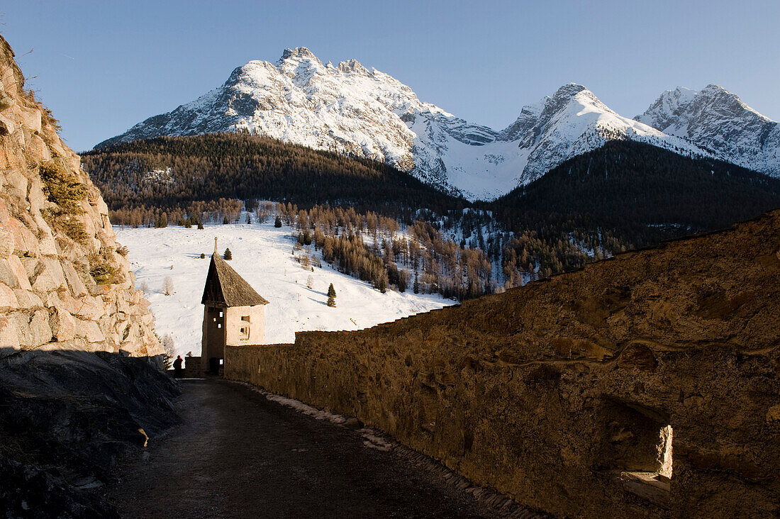 Tarasp castle, Unterengadin, Switzerland