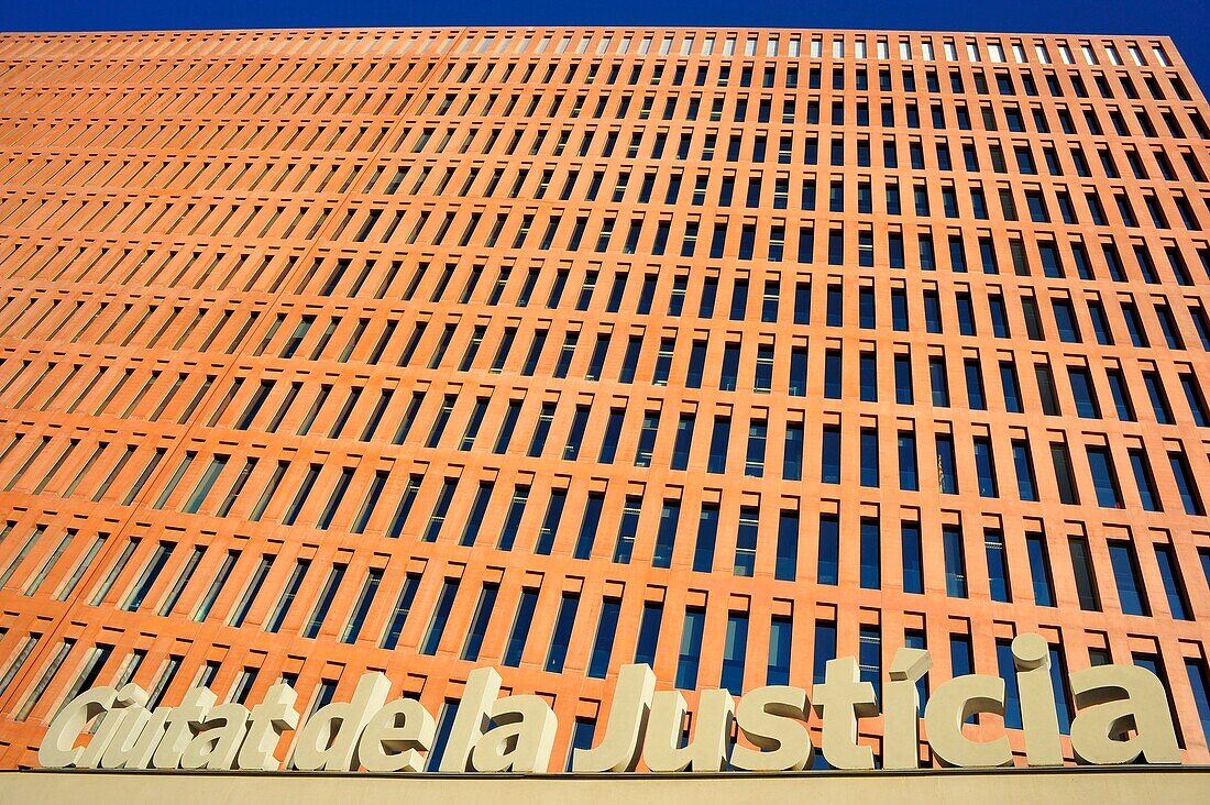 Ciutat de la Justícia (City of Justice) by David Chipperfield Architects and Fermín Vázquez, Barcelona, Catalonia, Spain