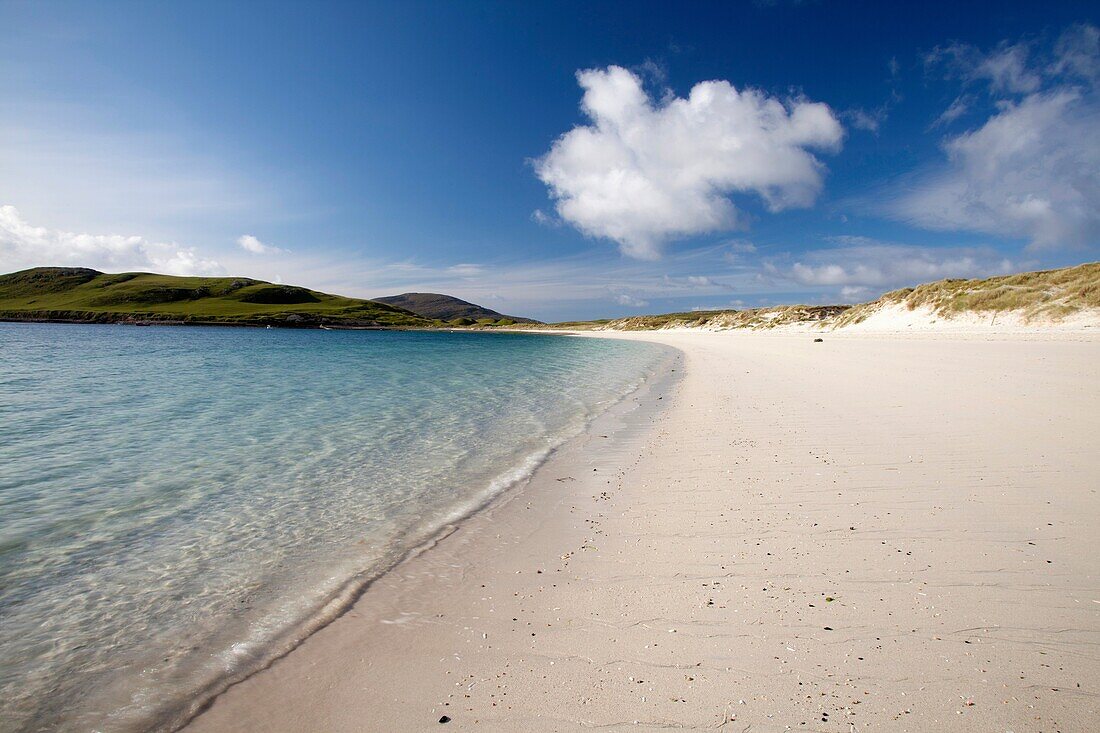 Island of Vatersay or Bhatarsaigh near Isle of Barra - Barraigh -, Western Isles or Outer Hebrides -Na h-Eileanan an lar-, Scotland