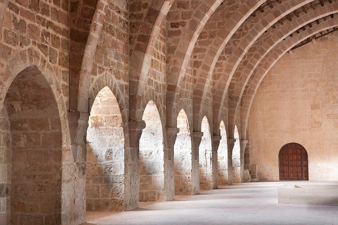 Dormitory, Monastery of Santes Creus - Reial Monasteri de Santes Creus -, Ruta del Cister, Santes Creus, Alt Camp, Tarragona, Spain