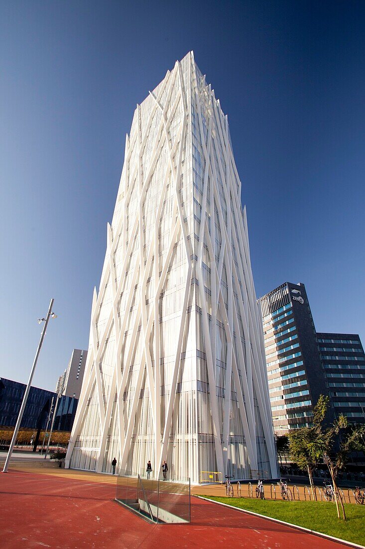 Telefonica building, Fòrum, Barcelona, Spain