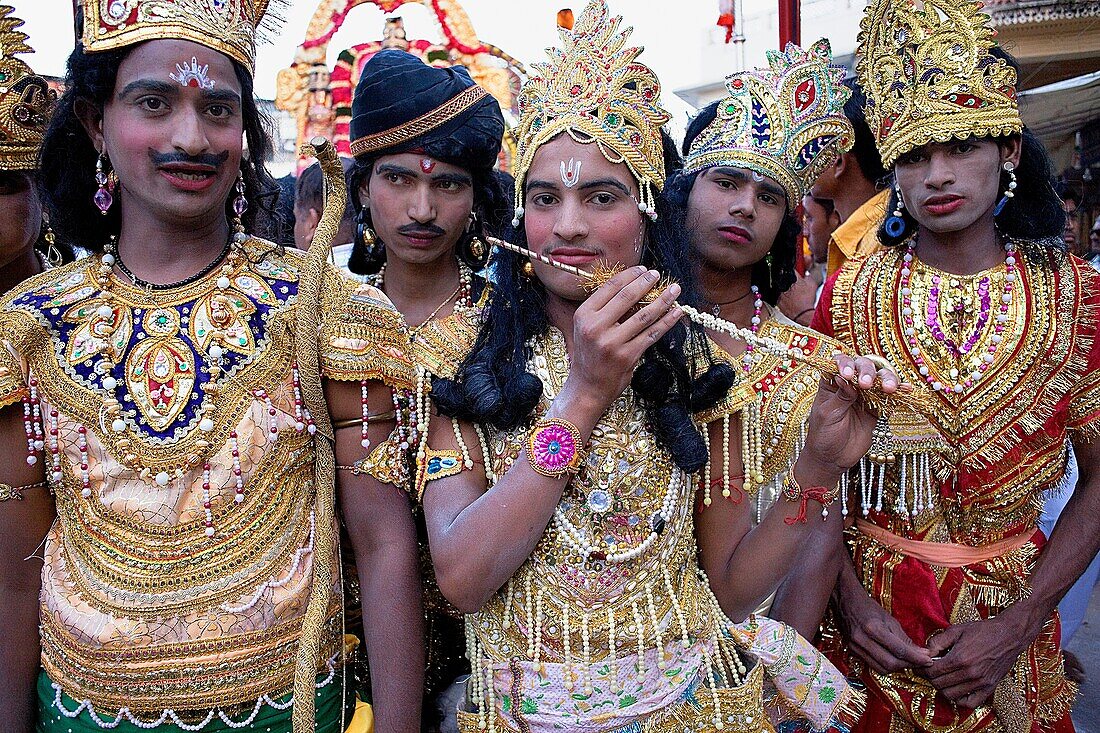 Gangaur festival,parade,pushkar, Rajasthan, india