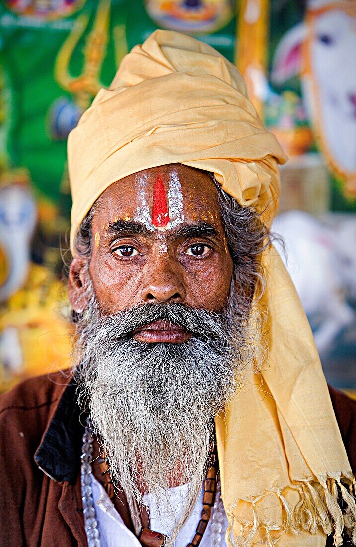 Sadhu holy man,near Brahma temple,pushkar, rajasthan, india