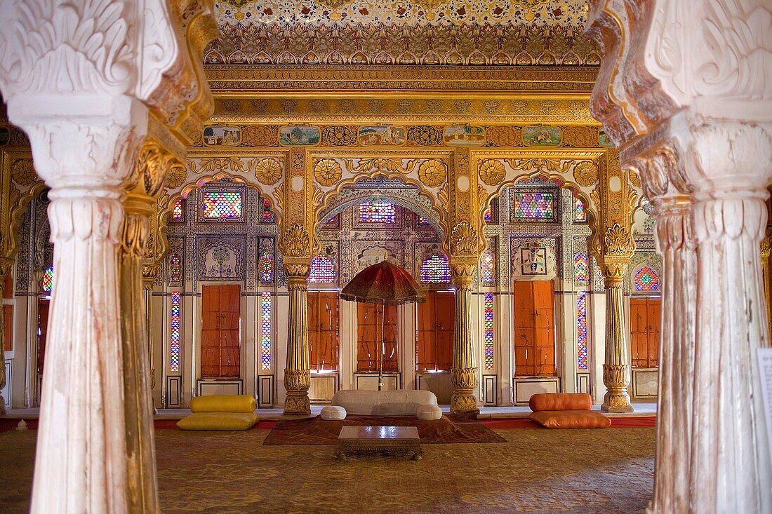 Phul Mahal Flower Palace, in Mehrangarh Fort,inside of the fort,Jodhpur, Rajasthan, India