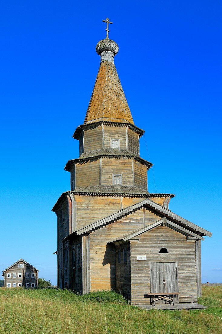 St  Peter and Paul wooden church 1722, Ratonavolok, Archangelsk Arkhangelsk region, Russia