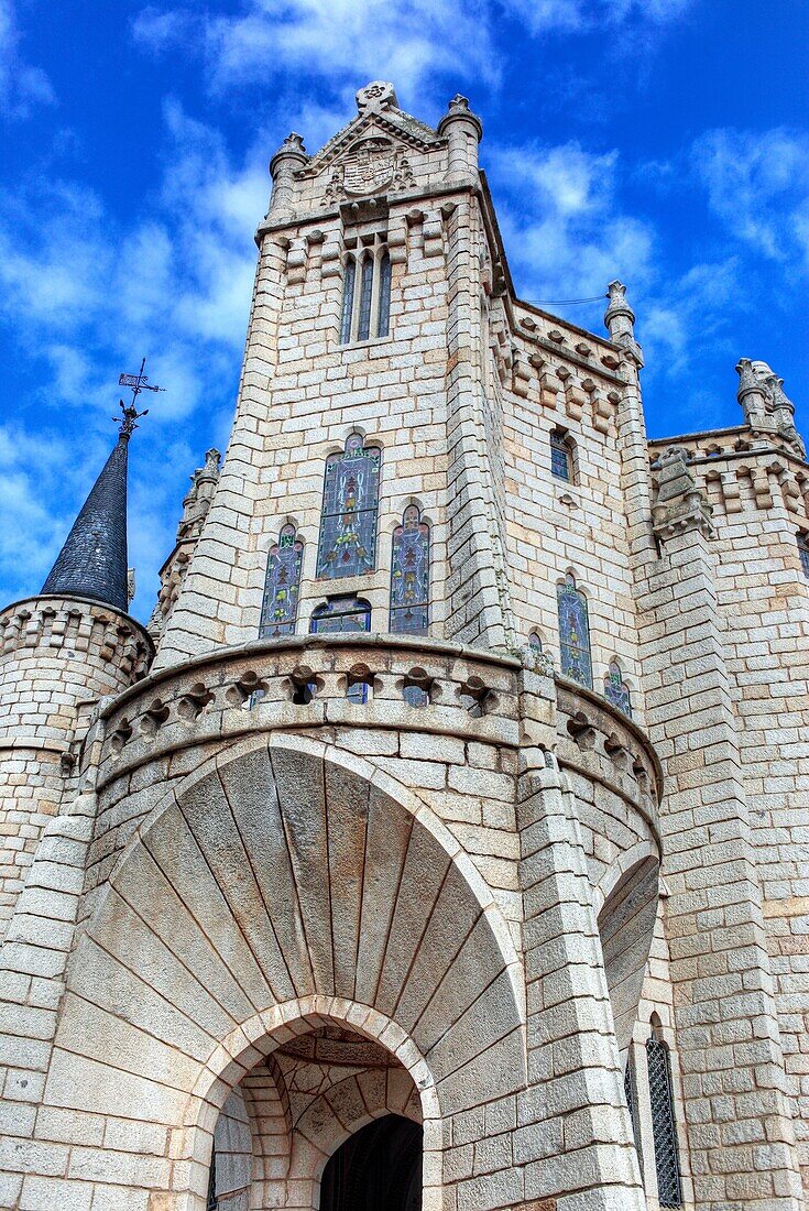 Episcopal Palace 1889-1913, by Antoni Gaudi, Astorga, Leon, Spain