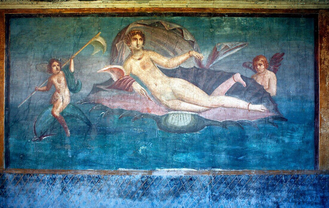 Venus, Frescoes in private house, Pompeii,Campania, Italy