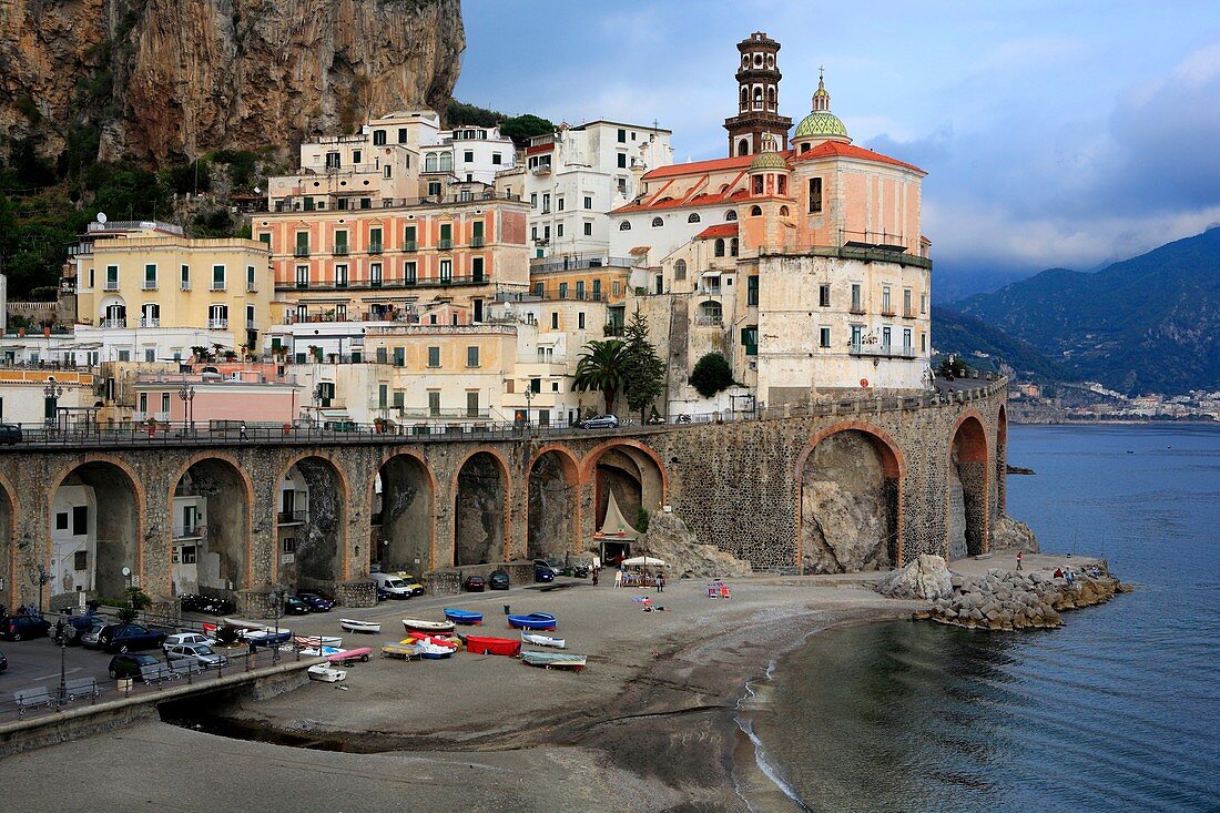 Altrani village near Amalfi, Campania, Italy