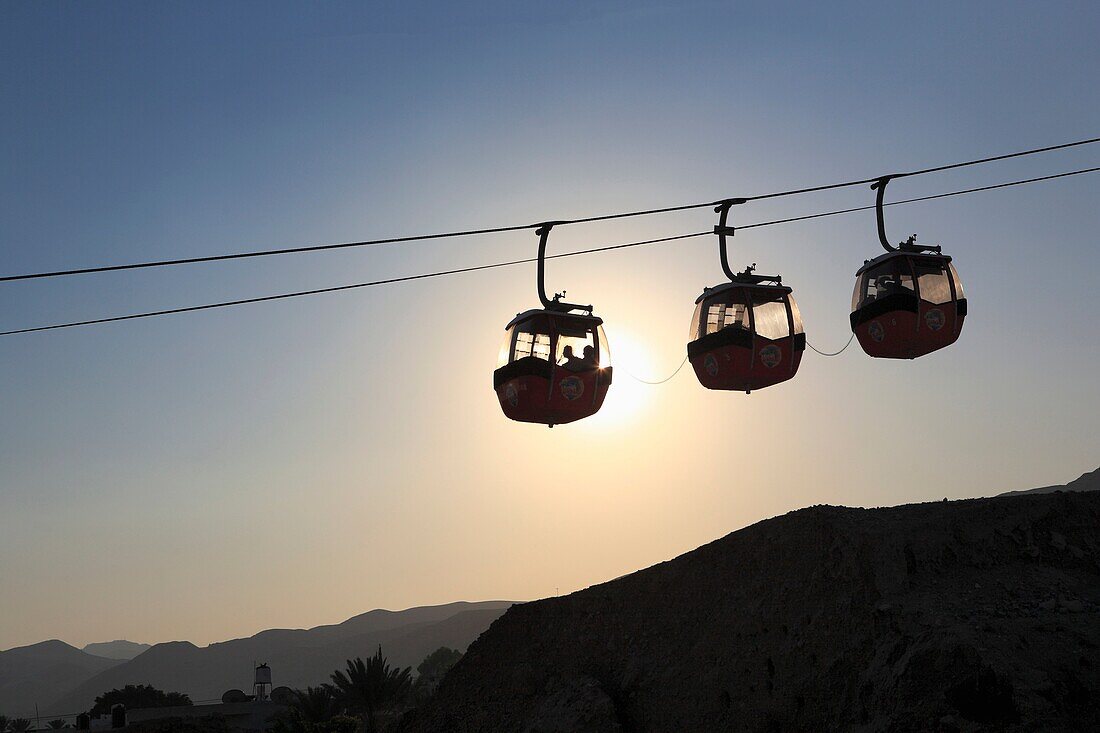 Cable car to the mount of Qarantul, Jericho, Israel