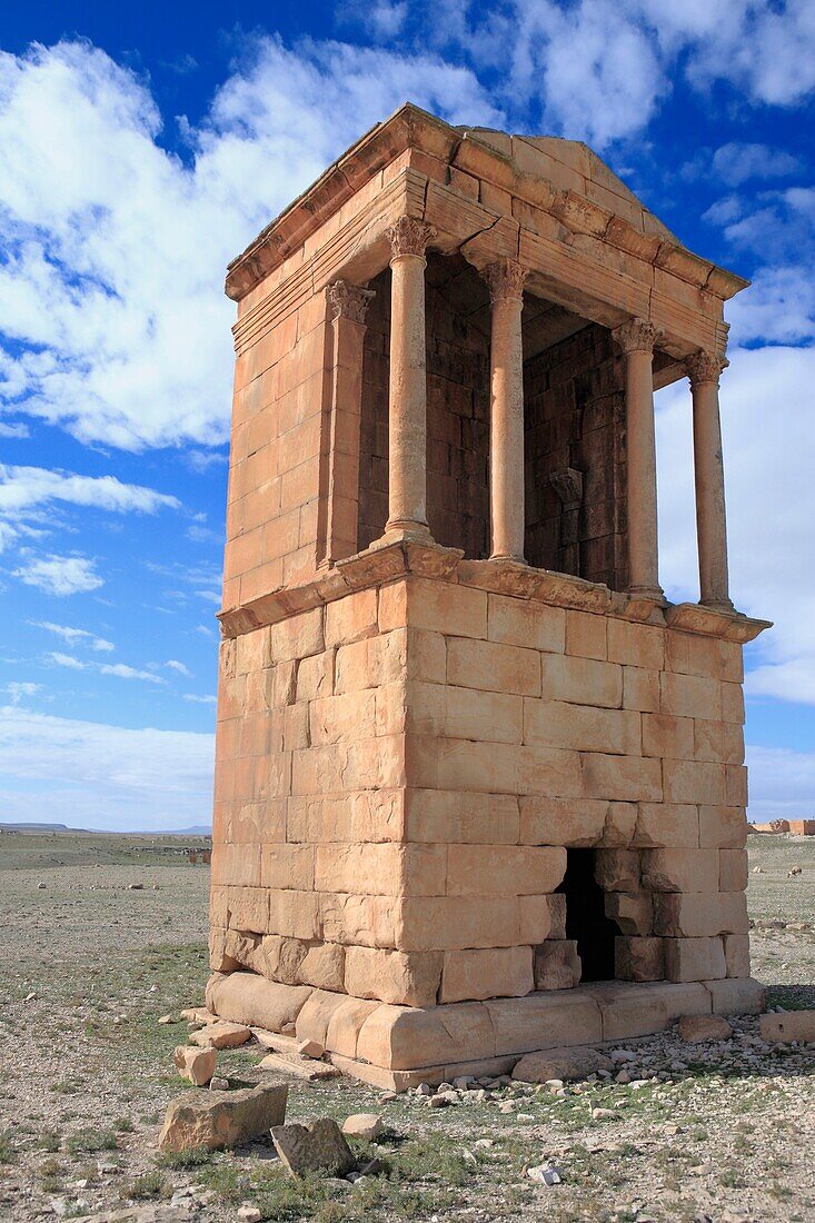 Roman Mausoleum with portico 2nd century, Haidra, Maktar, Tunisia