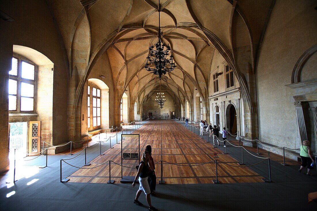 Vladislav Hall in the Hradcany Castle, Prague, Czech Republic