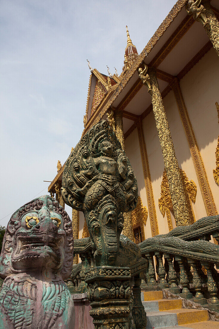 Buddhistic temple in the Kampot province, Cambodia, Asias