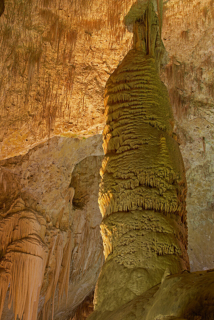 Carlsbad Cavern, Tropfsteinhöhle, Carlsbad Caverns National Park, UNESCO Weltnaturerbe, New Mexico, USA, Amerika