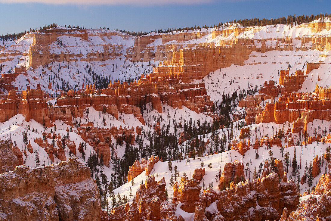 Blick vom Sunset Point in das Bryce Amphitheater, Bryce Canyon National Park, Utah, USA, Amerika
