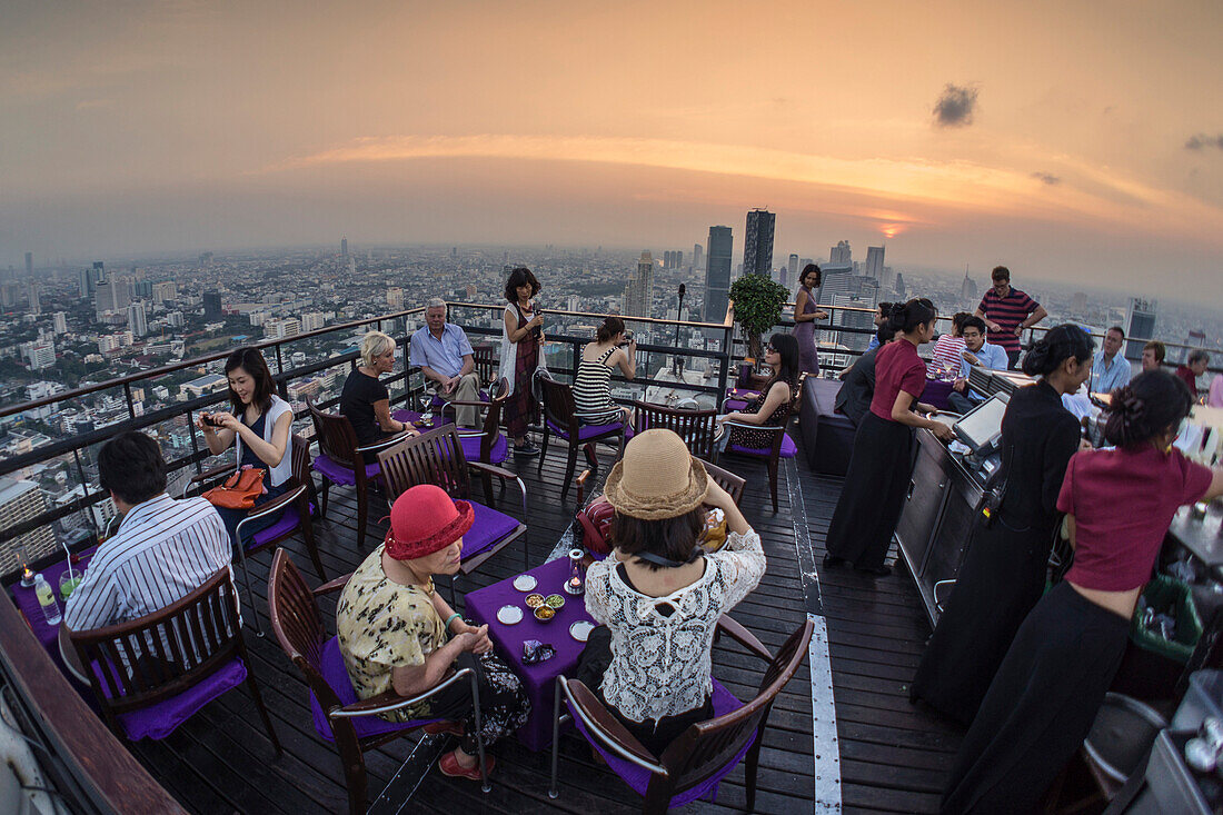 Banyan Tree Rooftop Vertigo and Moon Bar, Restaurant, Bangkok, Thailand