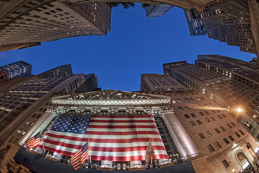 Stock Exchange, Wall Street, Downtown, Manhattan, New York City, New York, USA