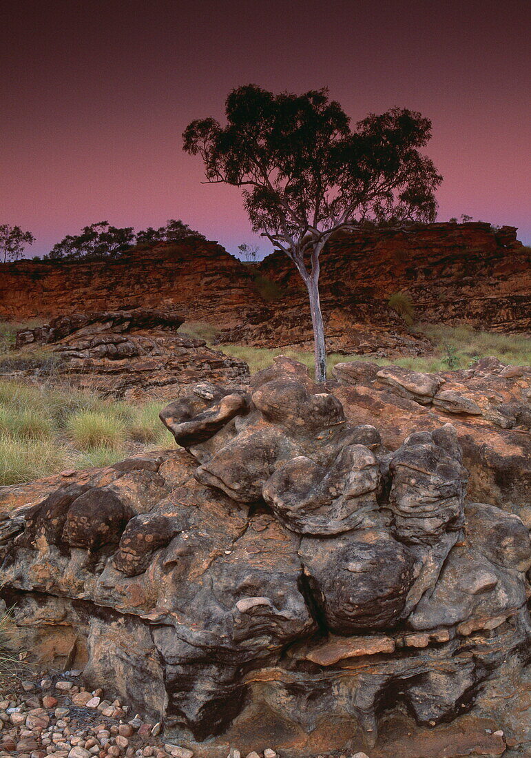 Keep River Nationalpark in der Dämmerung, Northern Territory, Australien