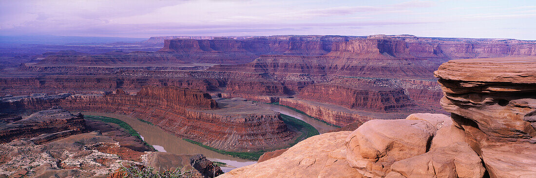 Blick auf den Colorado River im Dead Horse Point State Park, Utah, USA, Amerika