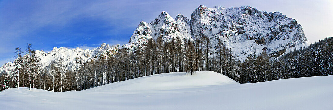 Visic Gebirgszug, Triglav Nationalpark, Julische Alpen, Gorenjska, Krain, Slowenien