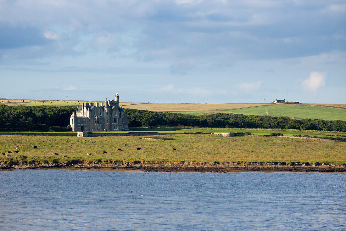 Schlosshotel Balfour Castle, Shapinsay Island, Orkney Islands, Schottland, Großbritannien, Europa