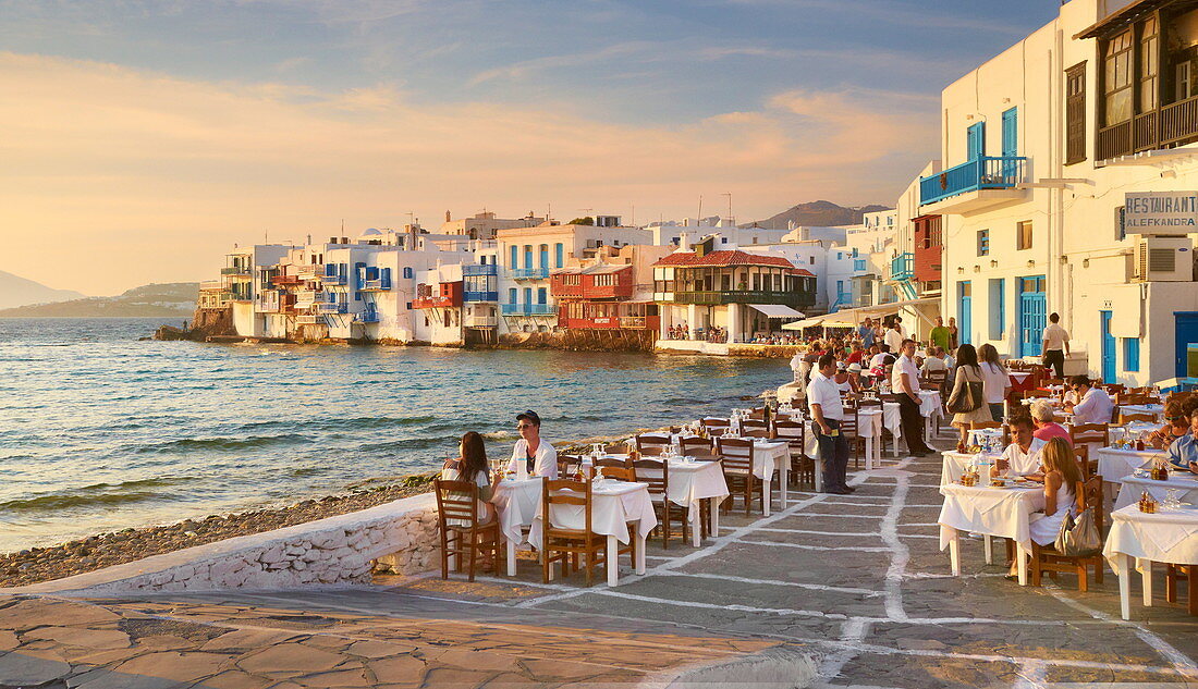 Little Venice, Mykonos, Cyklades, Greece